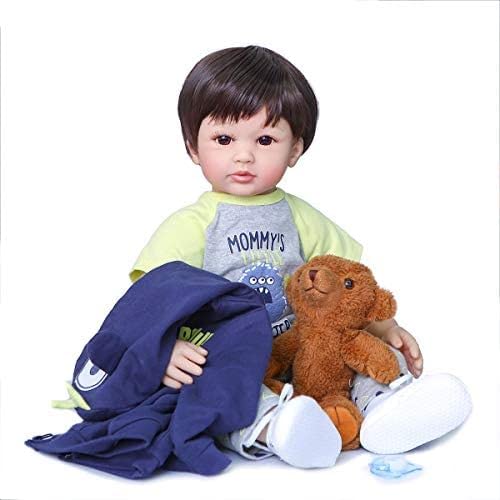 Amazon | 赤ちゃんリボーンドール シリコンフルボディ 男の子 24インチ
